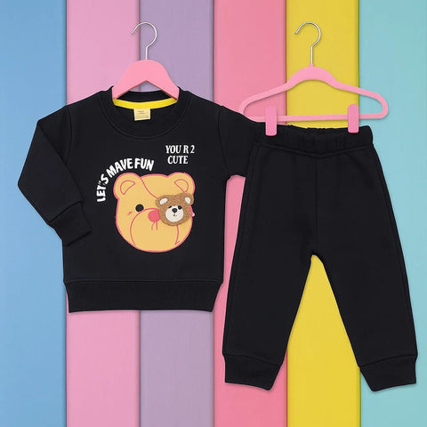 Wow - 2 Pieces - Suit Set - Black - Fun - 25