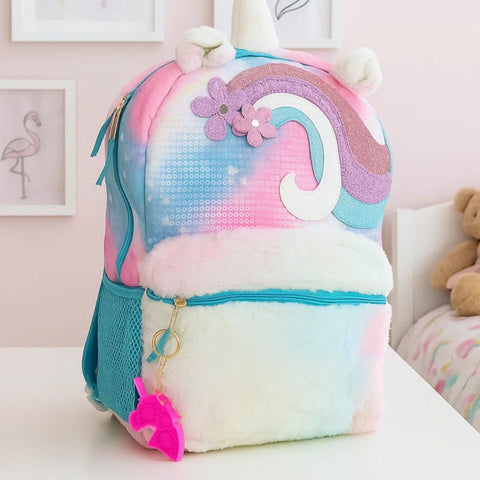 School Bag - Unicorn - Blue