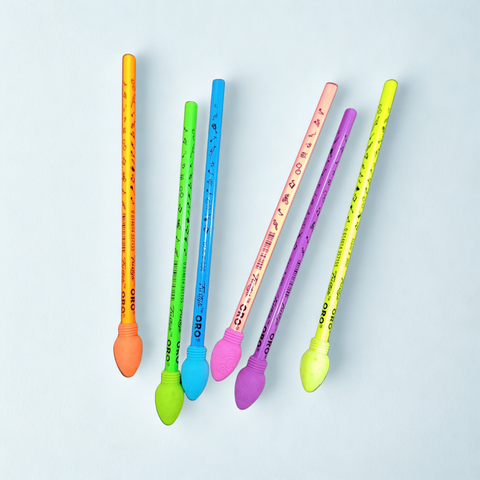 ORO  - Pack of 6 - Tristyle Pencils - 7254