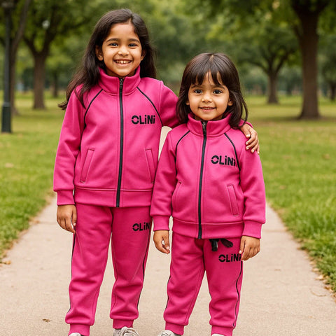 OLINI - 2 Pieces - Track Suit - Pink