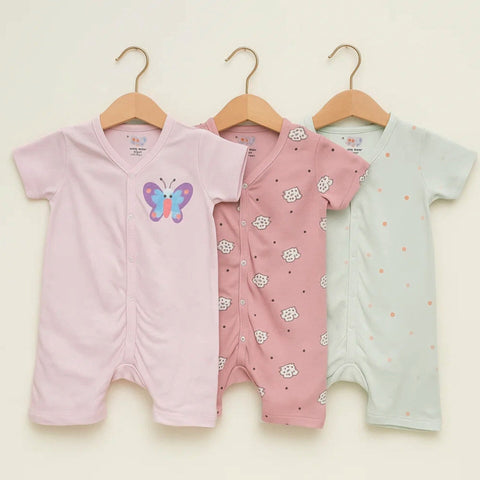 TBS_BRL - Pack of 3 - Short Leg Rompers - Wonder
