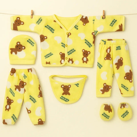 Fleece - 6 Pieces - Starter Set - Yellow - Luck
