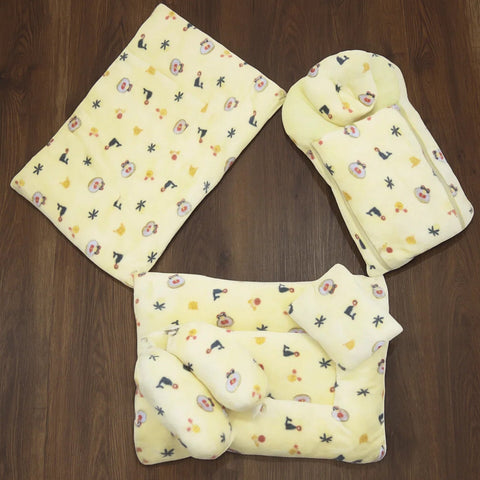 7 Pieces Velvet Bedding Set - Dolphin