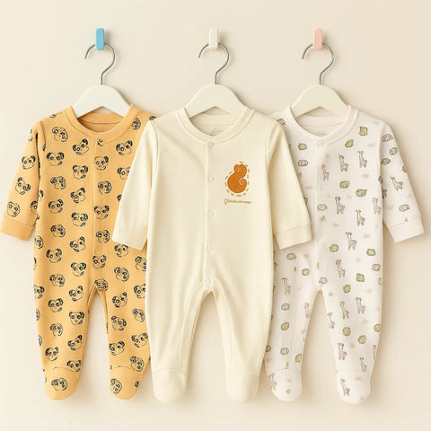 BRL - Pack of 3 - Sleep Suits - Cuddle