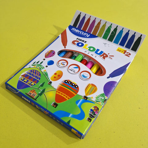 Mercury - Pack of 12 - Color Pens - 9069