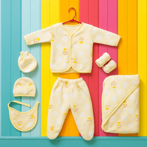 Fleece - 8 Pieces - Starter Set - Yellow - Penguin