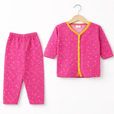 TBS - Cotton Jersey - Night Suit - Pink - Shine - 26