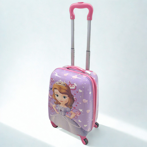 4 Wheels - Kids Travel Trolley - Purple - Sofia