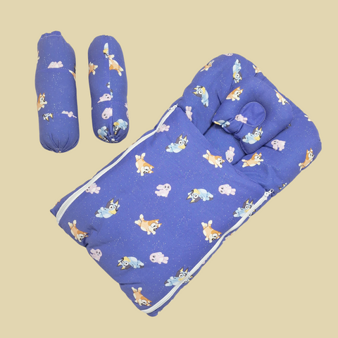 Carry Nest With Pillows - Vol 08-25 - Purple - Characters