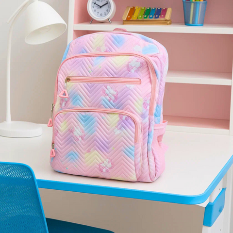 School Bag - Pink- Unicorn - W07
