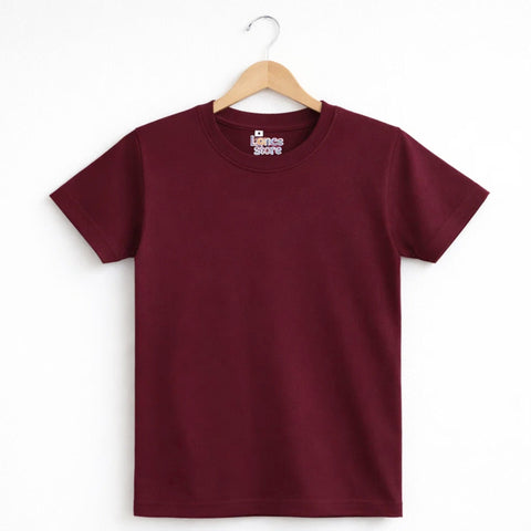 TBS - T-Shirt - Plain - Maroon