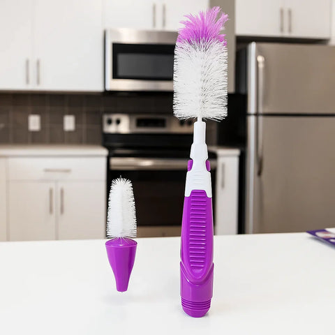 Romp Baby - 2 In 1 - Bottle Cleaning Brush Set