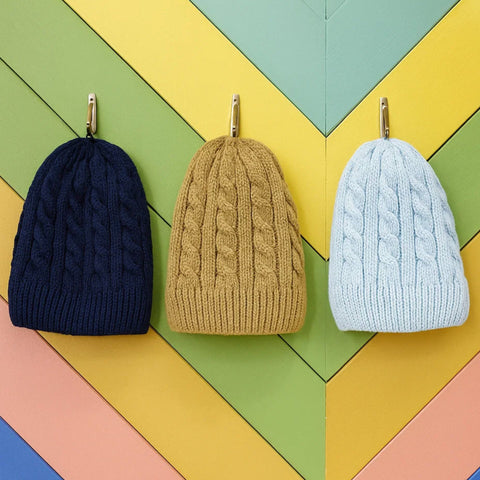 Hudson Baby - Pack of 3 Caps - Blue Brown Navy Blue