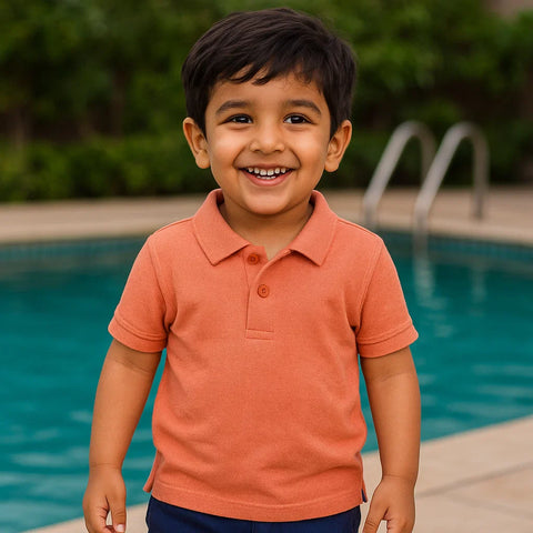 Lucido - Polo - T-Shirt - Orange