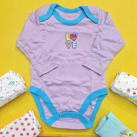 Little Love - Pack of 5 Long Sleeve Bodysuits - Girls