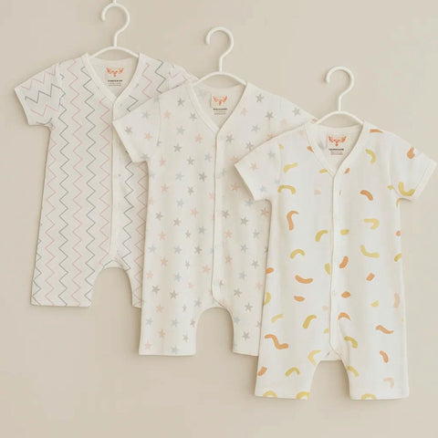 TBS_BRL - Pack of 3 - Short Leg Rompers - Slide