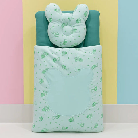 Velvet - Carry Nest - Green - Bear & Balloons  - 25