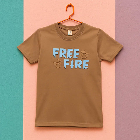 H&G - Free Fire - T-Shirt - Brown