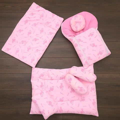 7 Pieces Velvet Bedding Set - Elephants