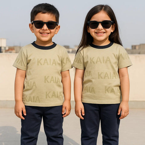 Super Kid - Short Sleeves - Track Suit - Green