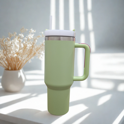 Alpha - Stainless Steel Vacuum Tumbler - Green - 1200 ML