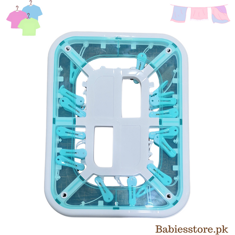Clothes Laundry Hangers - Rectangle - 18 Clips