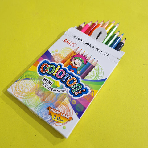 Dux  - Pack of 12 - Mini Color Pencils - 0120