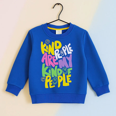 ZY - Sweat Shirt - Blue - Kind People