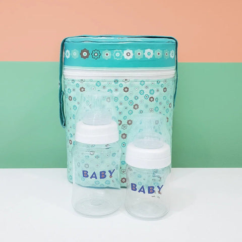 Flowers Feeder Cover With Bottles