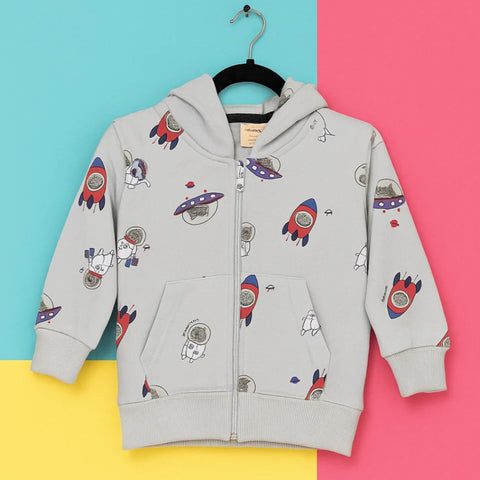 Wow - Hoodie - Grey - Space Game