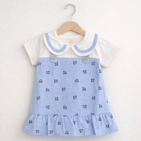 Sarah Aly - Frock  - Blue - Flowers - China