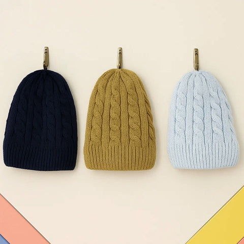 Hudson Baby - Pack of 3 Caps - Blue Brown Navy Blue