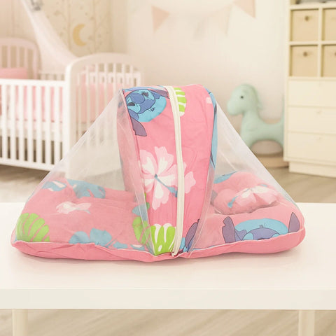 Mosquito Bed Net - Vol-09-25 - Pink - Stitch