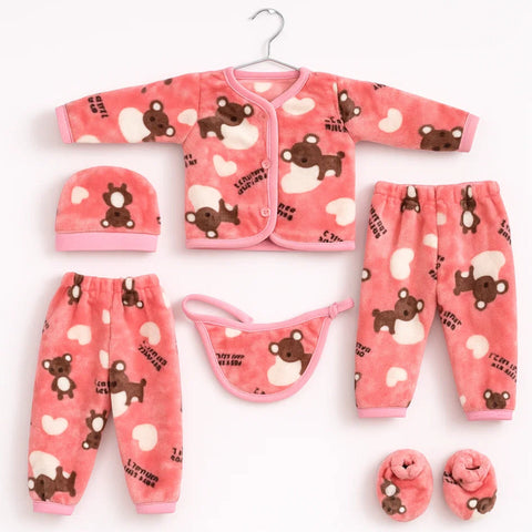Fleece - 6 Pieces - Starter Set - Pink - Luck