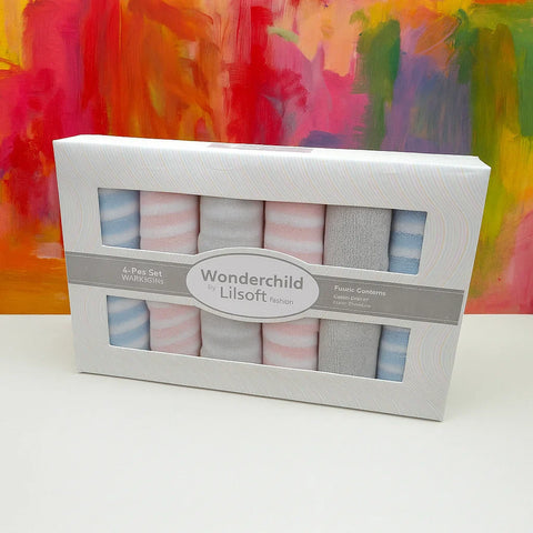 Wonderchild - Pack of 6 - Washcloths - Lining