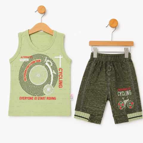 TT - Cotton Jersey - Sando & Short - Light Green - Control