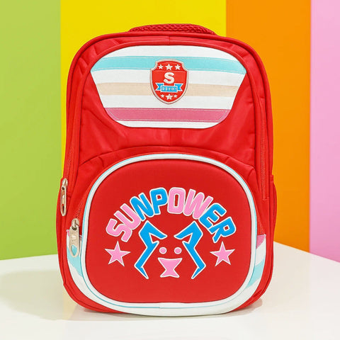 School Bag - Red - Sun Power