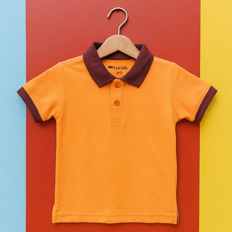 Lucido - Polo - T-Shirt - Peach