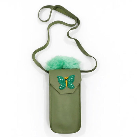Girl's - Fashion Hand Bag - Green - Butterfly