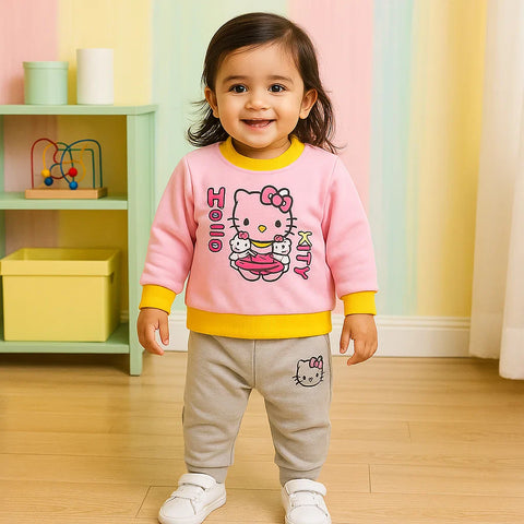 Nijntje - Suit Set - Light Pink - Hello Kitty - 25