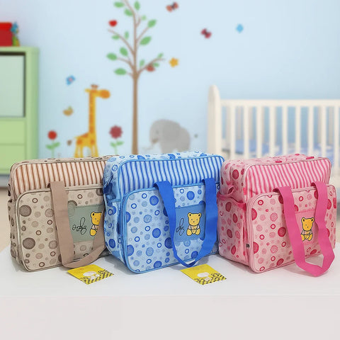 2 Pieces Flowers & Hearts Bag Set