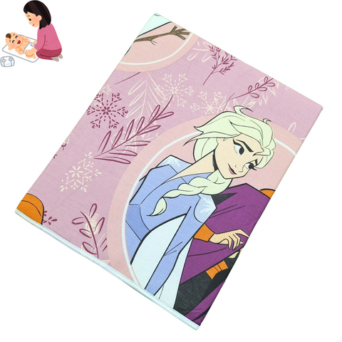 Diaper Changing Mat - Pink - Cartoon