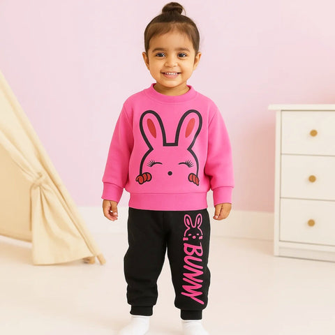 2 Pieces - Suit Set - Pink - Rabbit - 25