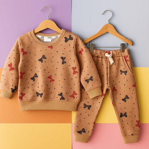 Z Kids - 2 Pieces - Suit Set - Peach - Butterfly - 25