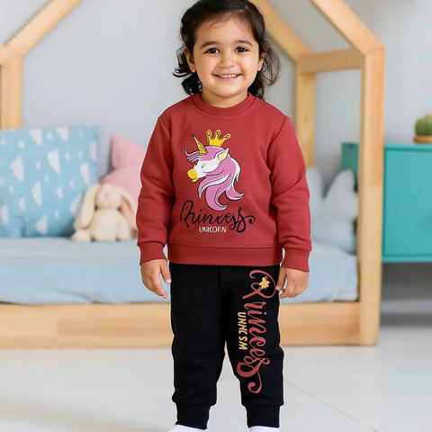 2 Pieces - Suit Set - Reddish Brown - Unicorn - 25