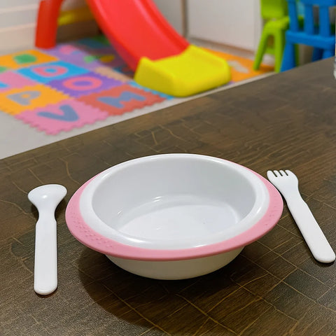 3 In 1 - Feeding Set - Pink
