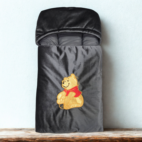 Velvet - Carry Nest - Grey - Bear - 25