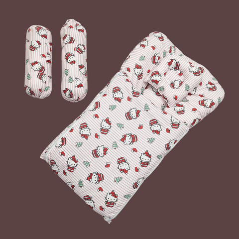 Carry Nest With Pillows - Vol 08-25 - Pink - Hello Kitty
