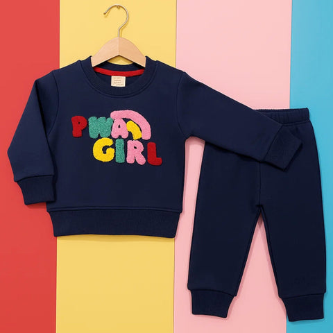 Wow - 2 Pieces - Suit Set - Navy - Girl - 25