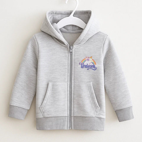 Infinity Kids - Hoodie - Light Grey - Unicorn